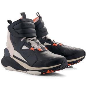 Alpinestars Speedstreet melni-mandeļpapardes-oranža motocikla zābaki