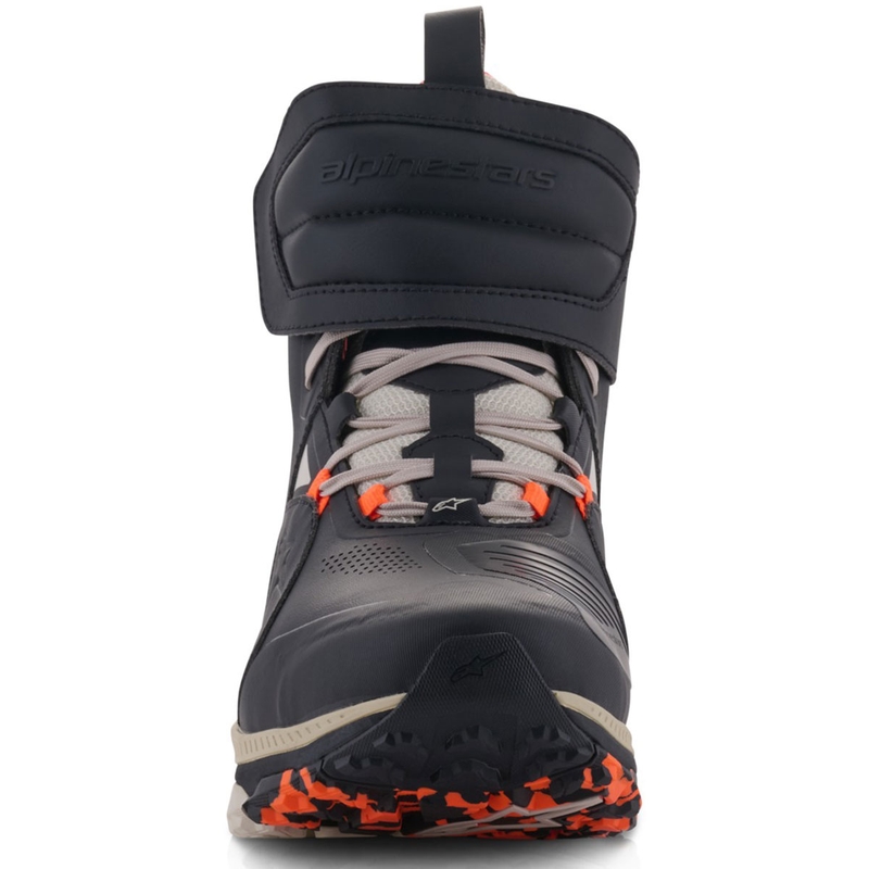 Alpinestars Speedstreet melni-mandeļpapardes-oranža motocikla zābaki