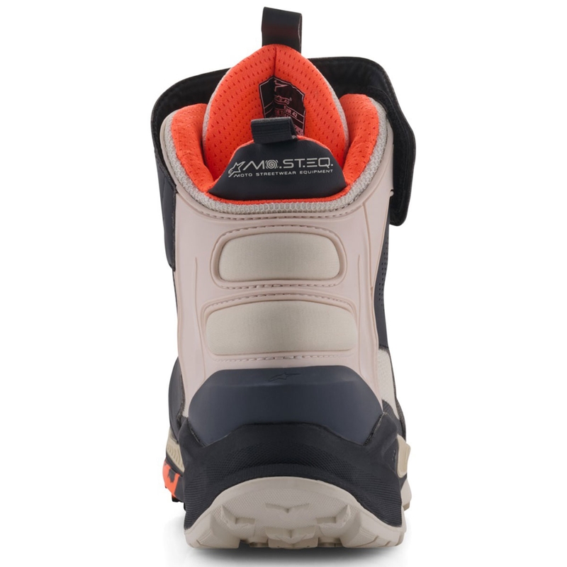 Alpinestars Speedstreet melni-mandeļpapardes-oranža motocikla zābaki