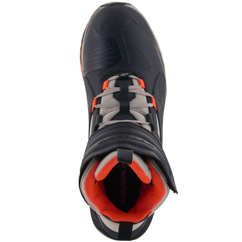 Alpinestars Speedstreet melni-mandeļpapardes-oranža motocikla zābaki