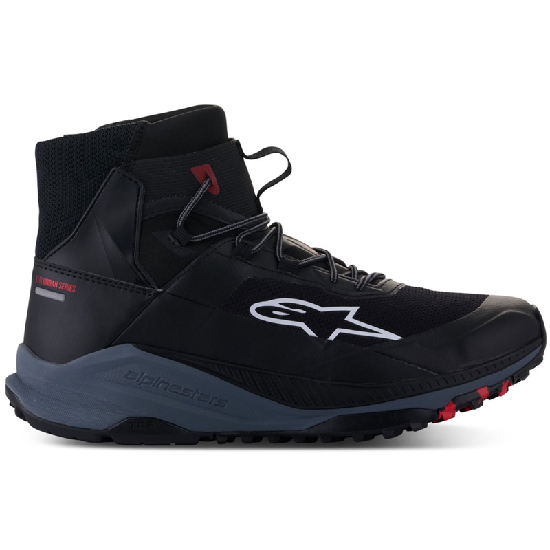 Alpinestars Speedforce XR melni-sarkani-pelēki motocikla zābaki