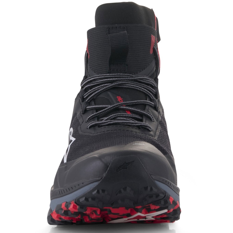 Alpinestars Speedforce XR melni-sarkani-pelēki motocikla zābaki