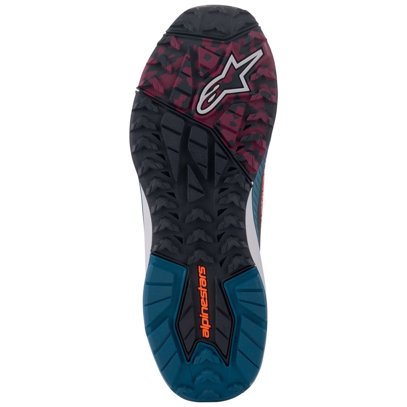 Alpinestars Speedforce XR Black-Blue-Green-Grey Motociklu zābaki