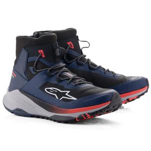 Alpinestars Speedforce XR Blue-Black-Fluo Red-Grey Motociklu zābaki
