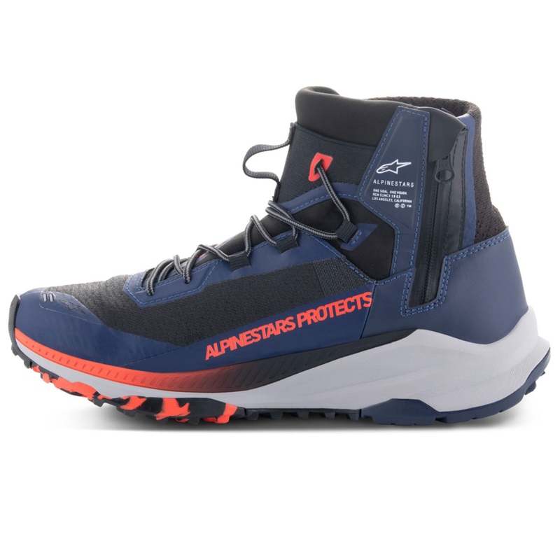 Alpinestars Speedforce XR Blue-Black-Fluo Red-Grey Motociklu zābaki