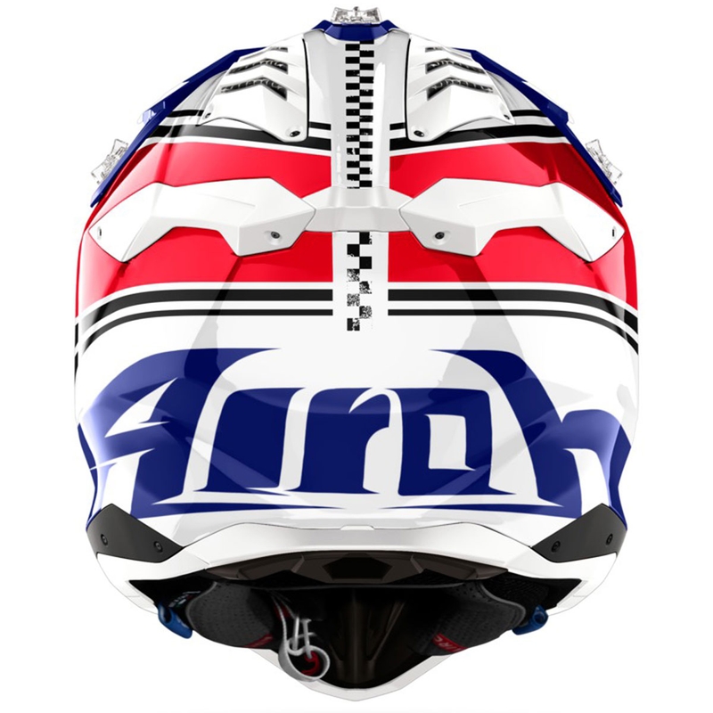 Motokrosa ķivere Airoh Aviator 3 Hima sarkana spīdīga