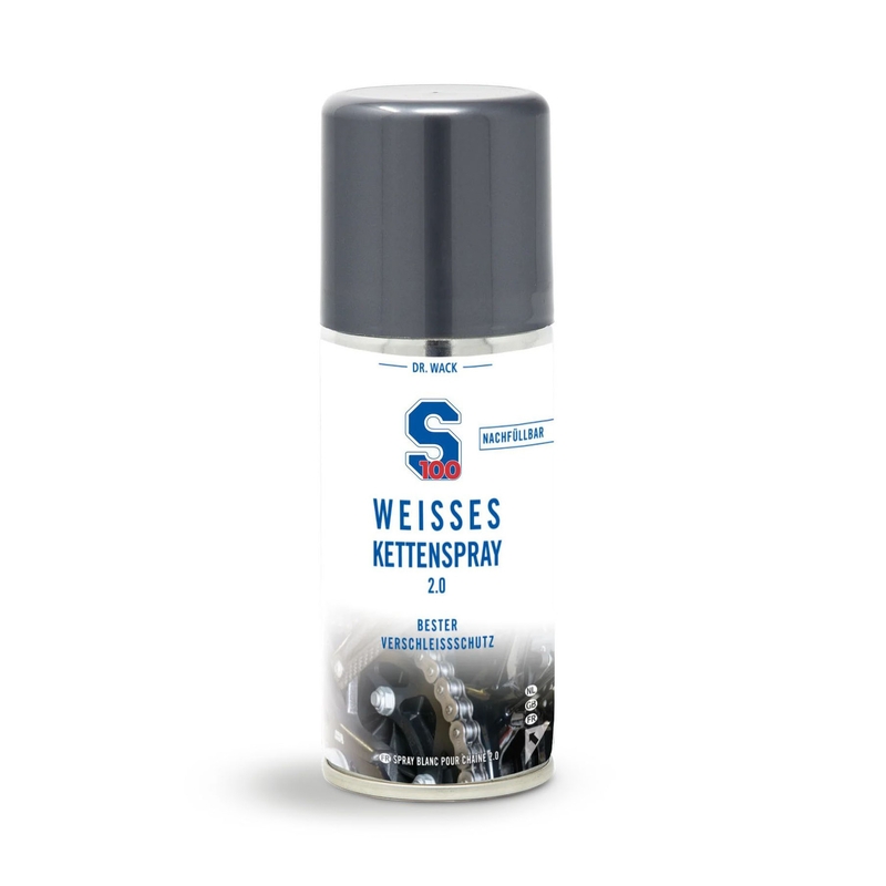 Ķēdes smērviela S100 - balts ķēdes smērviela 2.0 100 ml