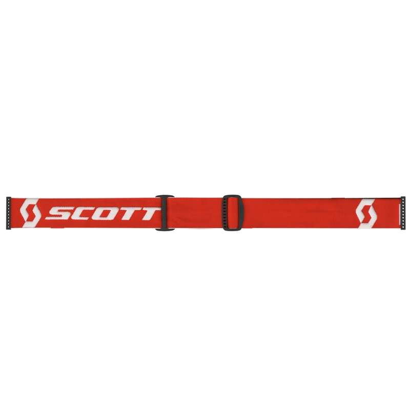 Motokrosa brilles SCOTT Primal Clear sarkanas un caurspīdīgas