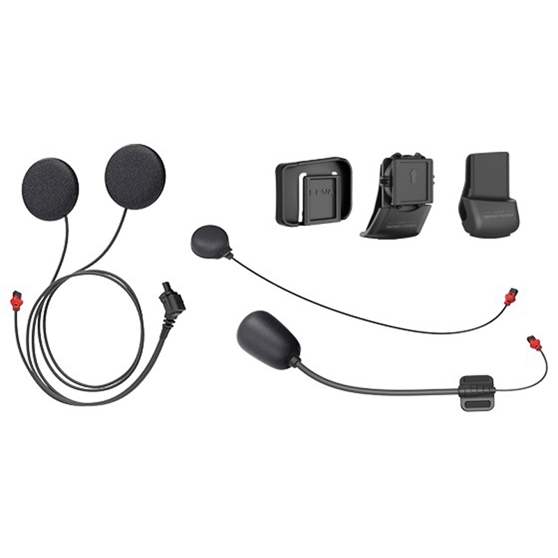 Ķiveres stiprinājums ar piederumiem SENA 50C Sound by Harman Kardon austiņām + mikrofons