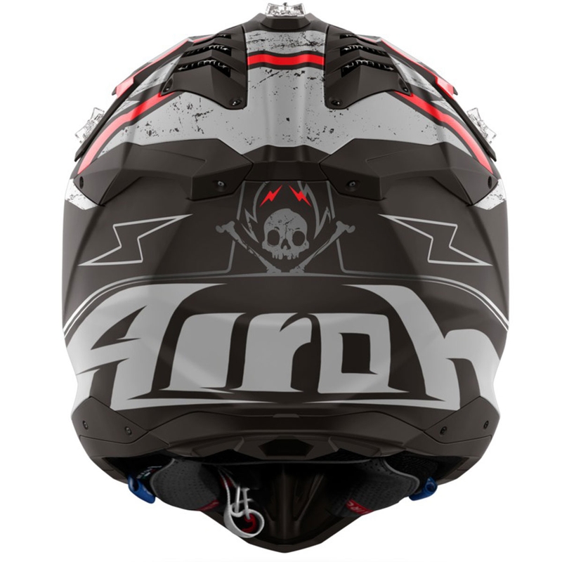 Motokrosa ķivere Airoh Aviator 3 Burnout melna matēta