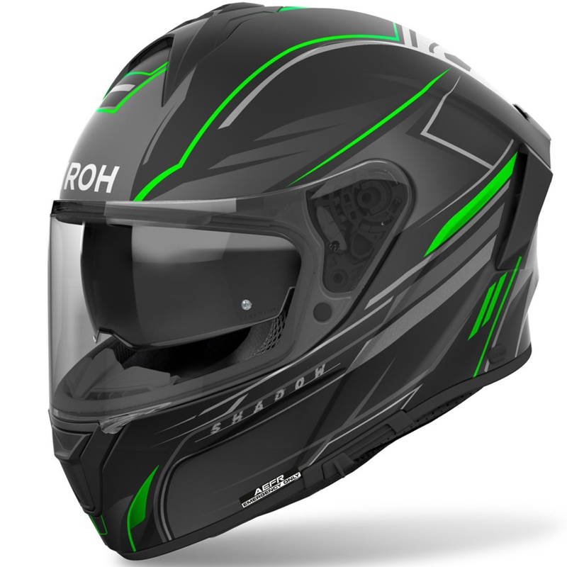 Integrēta moto ķivere Airoh SPARK 2 Shadow matēti zaļa