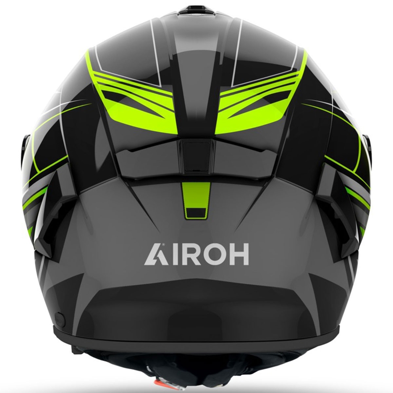 Integrēta motociklu ķivere Airoh SPARK 2 Shadow spīdīgi dzeltena