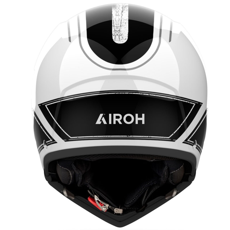 Modulārā motociklu ķivere Airoh J110 Raster Gloss White