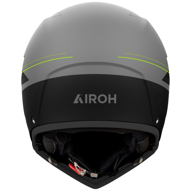 Modulārā motociklu ķivere Airoh J110 Slim Matte Yellow