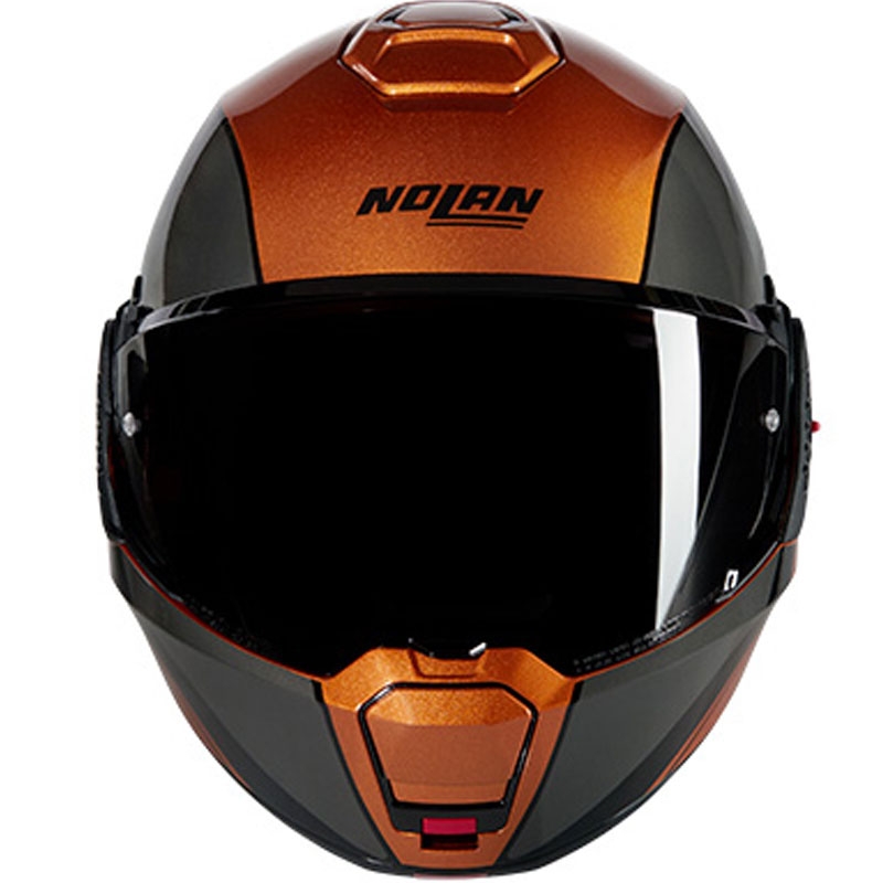Flip-up motociklu ķivere Nolan N120-1 Verniciatura Speciale N-COM 342 okr-melna
