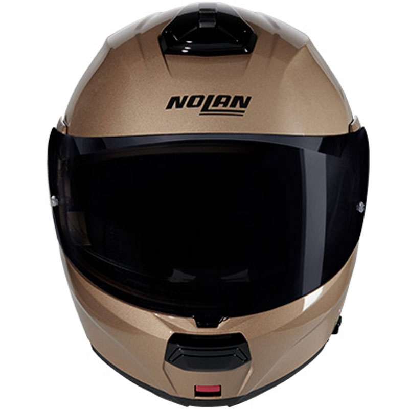 Atverama motocikla ķivere Nolan N100-6 Verniciatura Speciale N-COM 341 smilšu-melna
