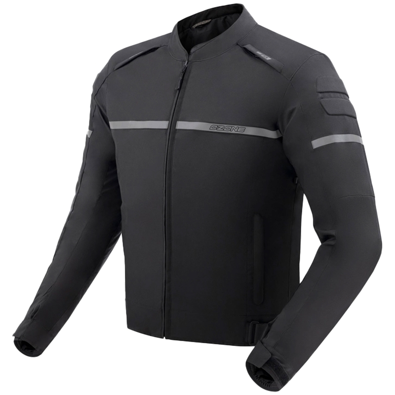 Ozone Rider motocikla jaka melna