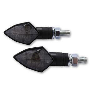 Highsider Smart Rock LED melni motociklu bākugunis