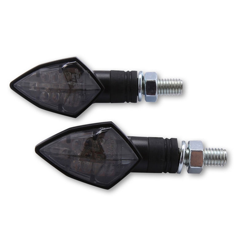 Highsider Smart Rock LED melni motociklu bākugunis