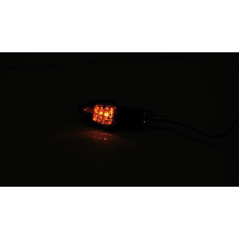 Highsider Smart Rock LED melni motociklu bākugunis
