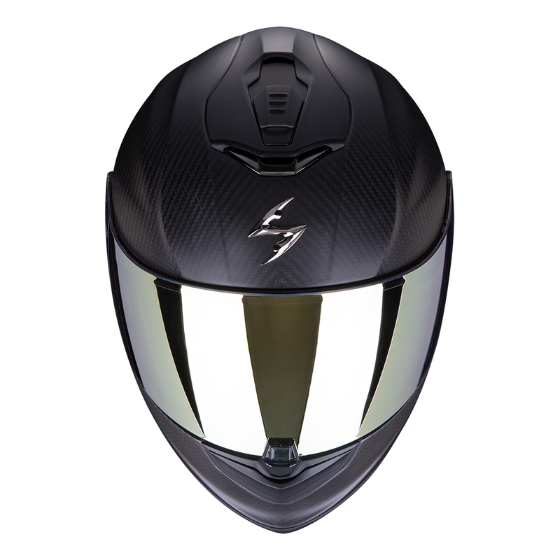 Integrēta moto ķivere Scorpion EXO-1400 EVO II CARBON AIR melna matēta - II klase - II. kvalitāte