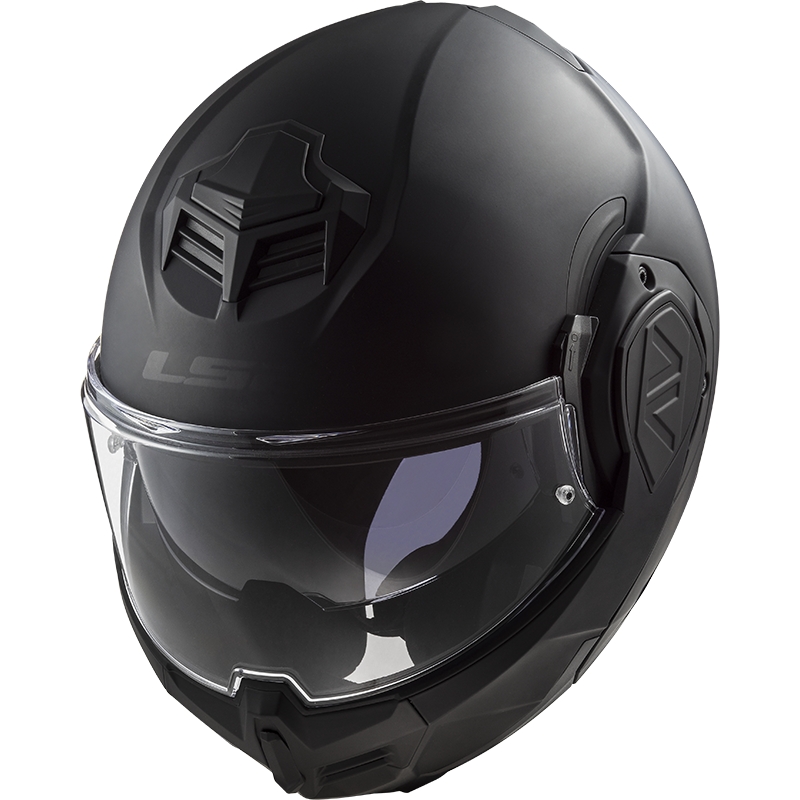 Saliekamā motociklista ķivere LS2 FF906 Advant Noir-06 melna - II klase - II. kvalitāte