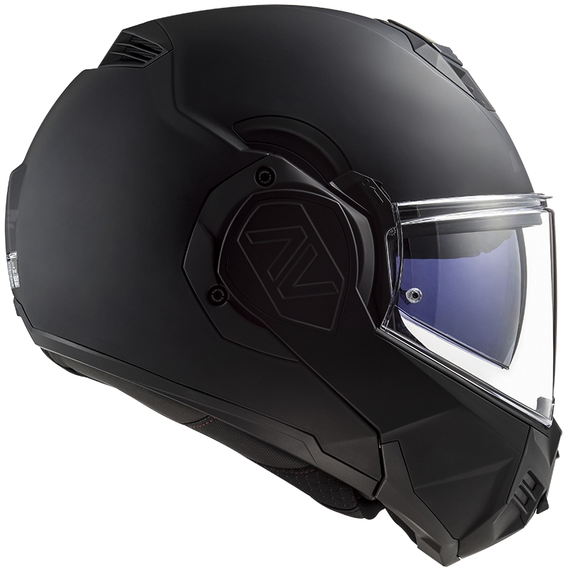 Saliekamā motociklista ķivere LS2 FF906 Advant Noir-06 melna - II klase - II. kvalitāte