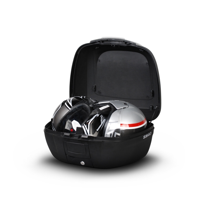 Motocikla augšējais korpuss SHAD SH40 cargo black - II. kvalitāte