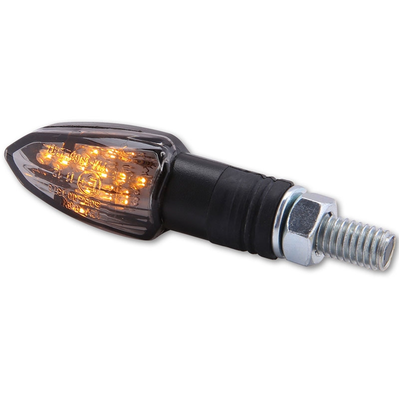 Highsider Smart Lizzard LED melni motociklu bākugunis