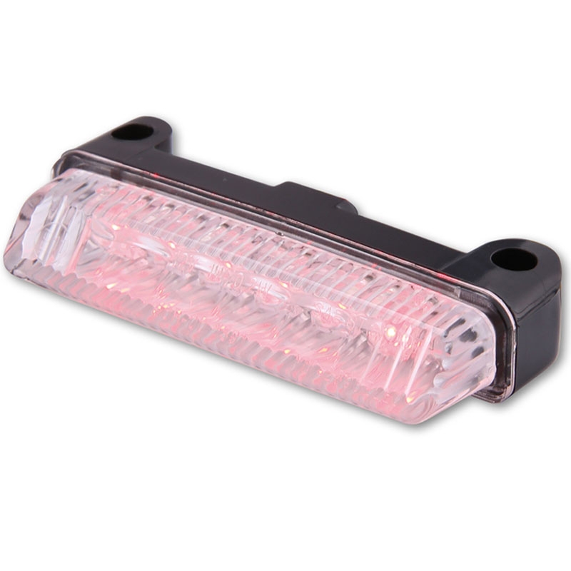 Highsider Smart Mini LED melns un caurspīdīgs aizmugurējais velosipēda lukturis