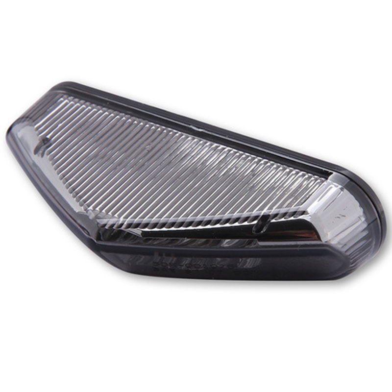 Highsider Smart LED melns un caurspīdīgs aizmugurējais lukturis motociklam