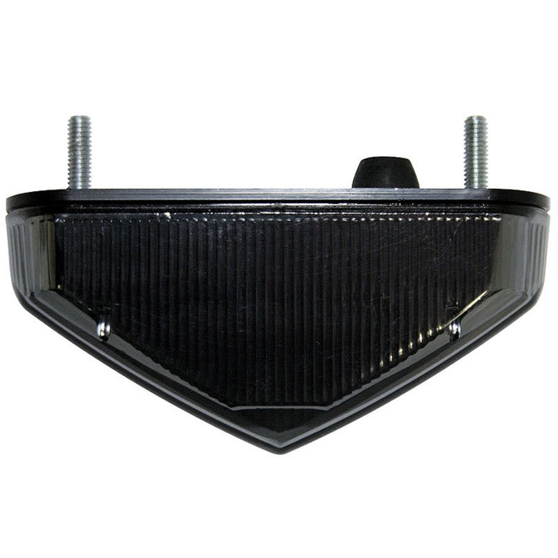 Highsider Smart LED melns un caurspīdīgs aizmugurējais lukturis motociklam