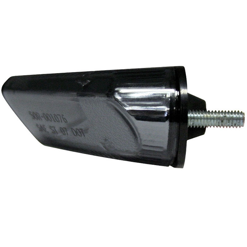 Highsider Smart LED melns un caurspīdīgs aizmugurējais lukturis motociklam