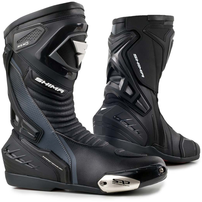 Motocikla zābaki Shima RSX-6 melni