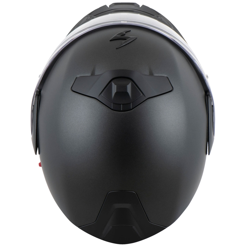 Flip-up moto ķivere Scorpion EXO-930 EVO Solid melna matēta