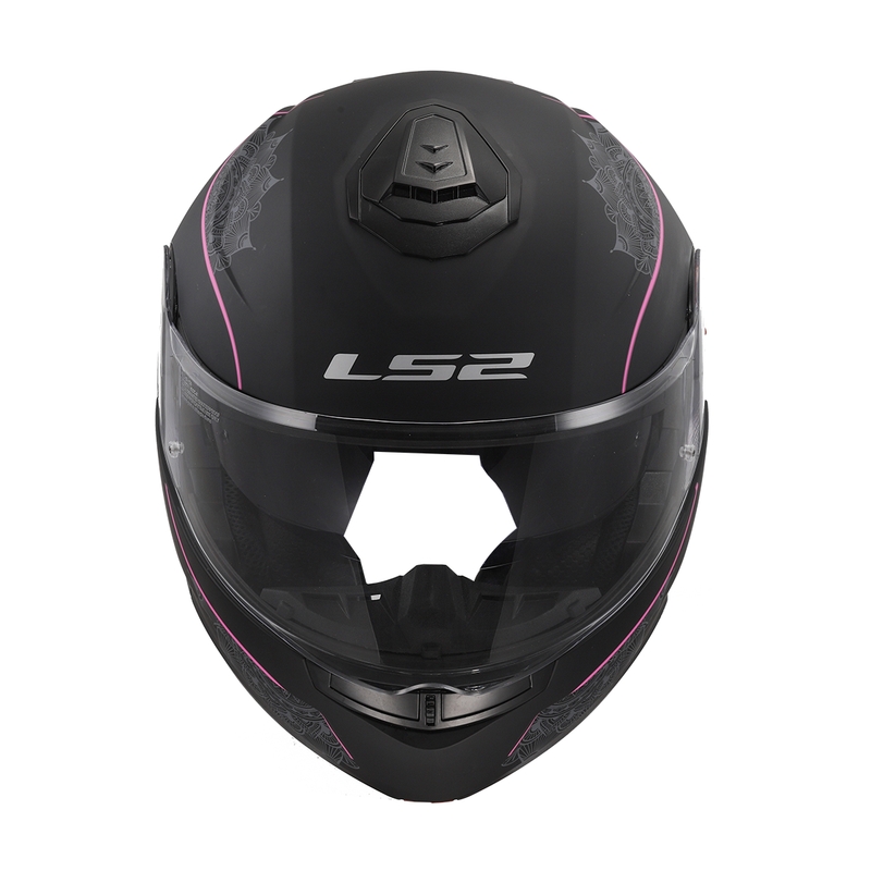 LS2 FF908 Strobe II Lux melnā un rozā krāsā