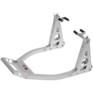 Motociklu statīvs Q-TECH priekšējais alumīnija sudraba