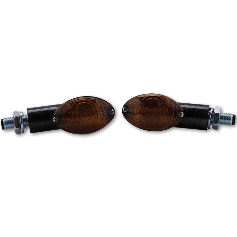 Highsider Smart Cateye Mini Smokey Black motocikla bākugunis