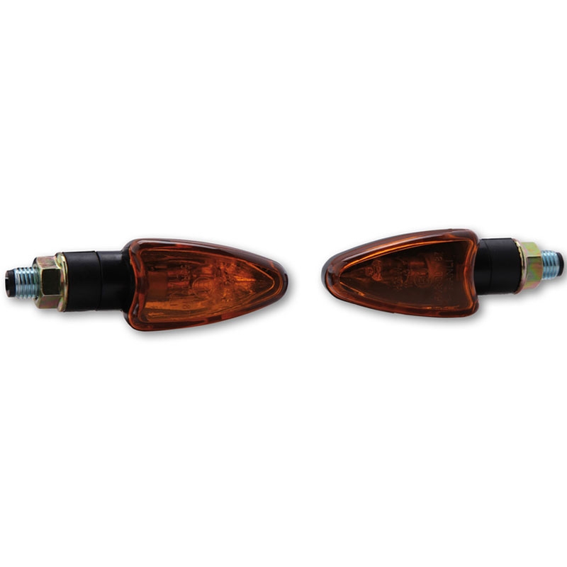Highsider Smart Arrow Mini melni un oranži motocikla bākugunis
