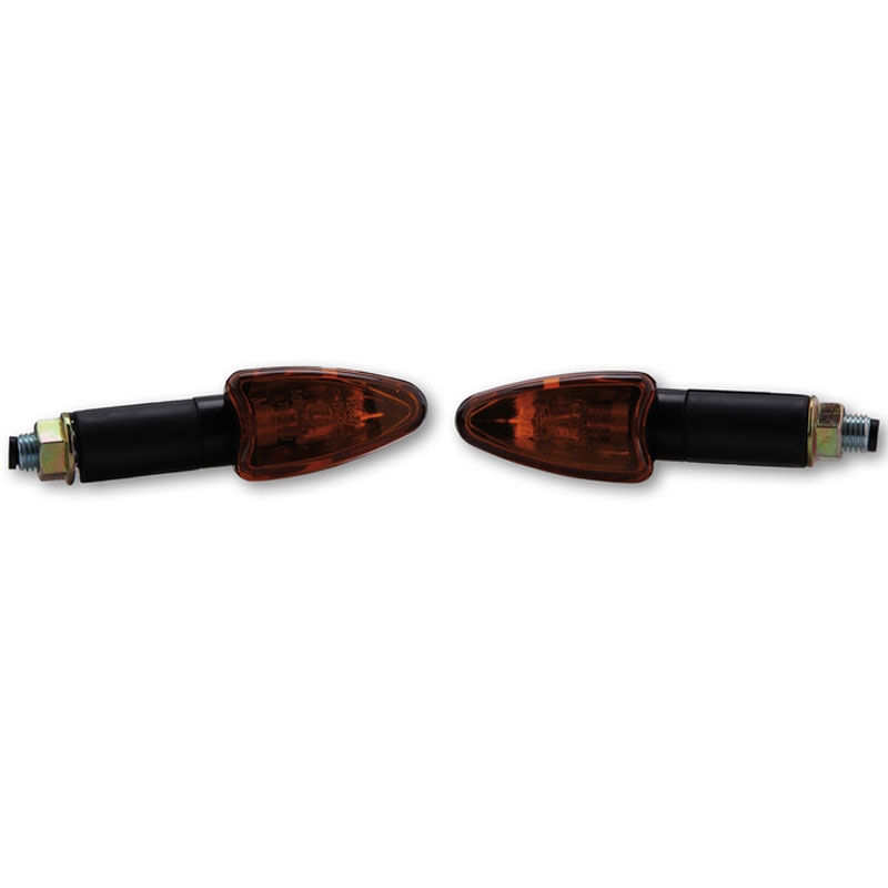 Highsider Smart Arrow Mini motociklu bākugunis oranžā un melnā krāsā