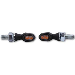 Highsider Smart Crumb LED melni un dūmu motociklu bākugunis