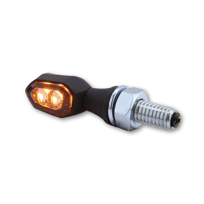 Highsider Smart Crumb LED melni un dūmu motociklu bākugunis