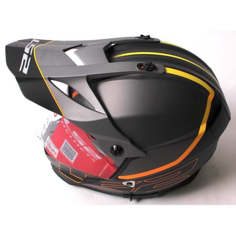 Enduro přilba LS2 MX436 Pioneer Element černá matná - II. jakost