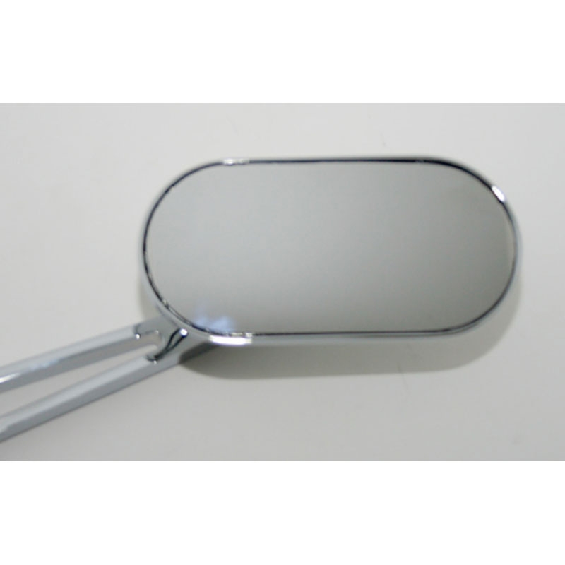 Atpakaļskata spogulis Highsider Smart Oval kreisais/labais hroms