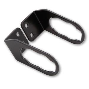 Oriģinālo pagrieziena signālu turētājs Highsider Pro Kawasaki numura zīmēm melns