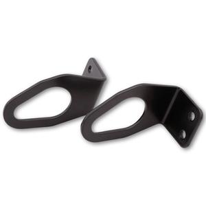 Oriģinālo Highsider Pro pagrieziena signālu turētājs Yamaha numura zīmēm melns