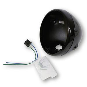 Priekšējo lukturu korpuss Highsider Smart Reno 7 collu spīdīgi melns