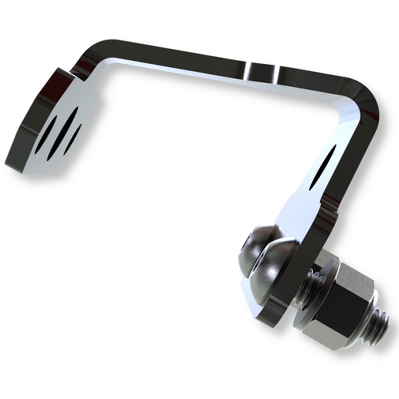 Numura zīmes apgaismojuma turētājs Highsider Pro XL melns