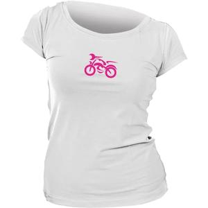 Sieviešu T-krekls nanosilver® MOTOLADY balts