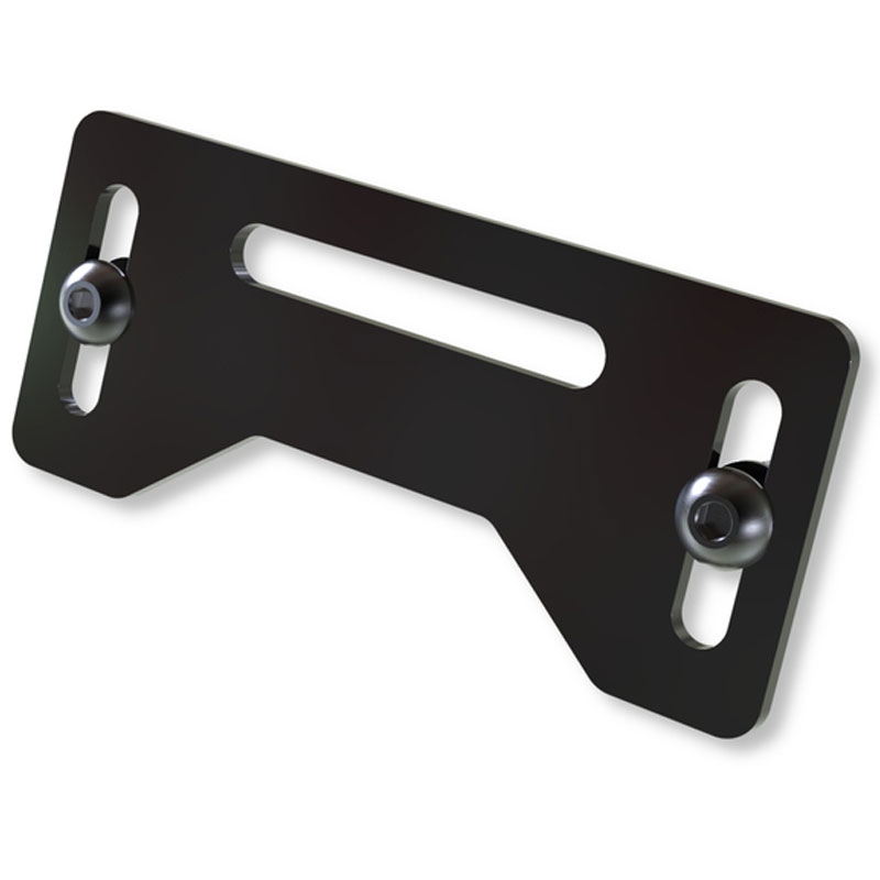 Numura zīmes apgaismojuma turētājs Highsider Pro Plate melns